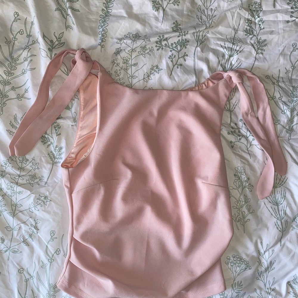Elegant Pink Sleeveless Top